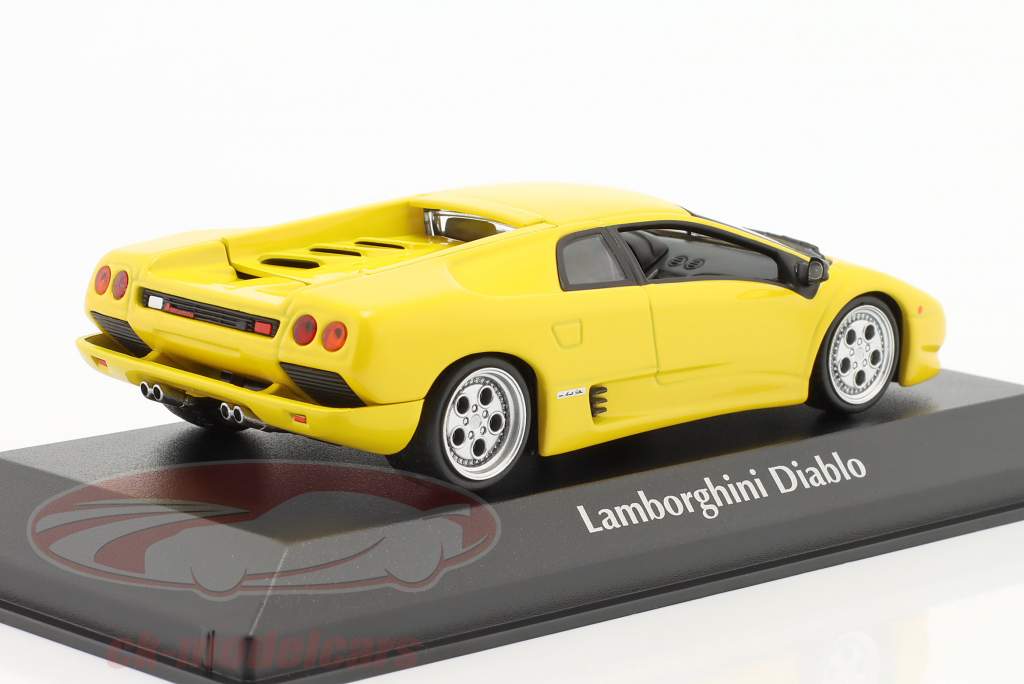 Lamborghini Diablo Baujahr 1994 gelb 1:43 Minichamps