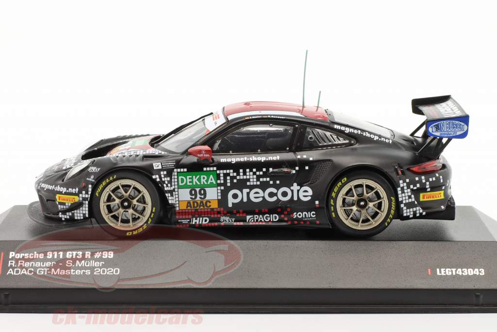 Porsche 911 GT3 R #99 ADAC GT-Masters 2020 Herberth Motorsport 1:43 Ixo