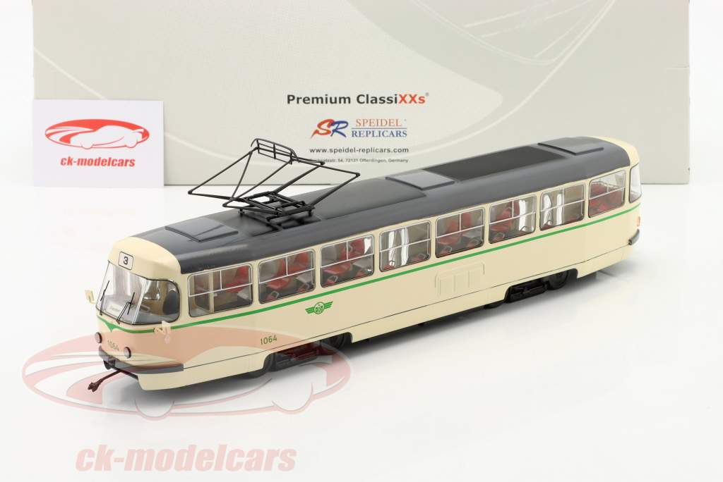 Tatra T4D sporvogn Magdeburg beige 1:43 Premium ClassiXXs