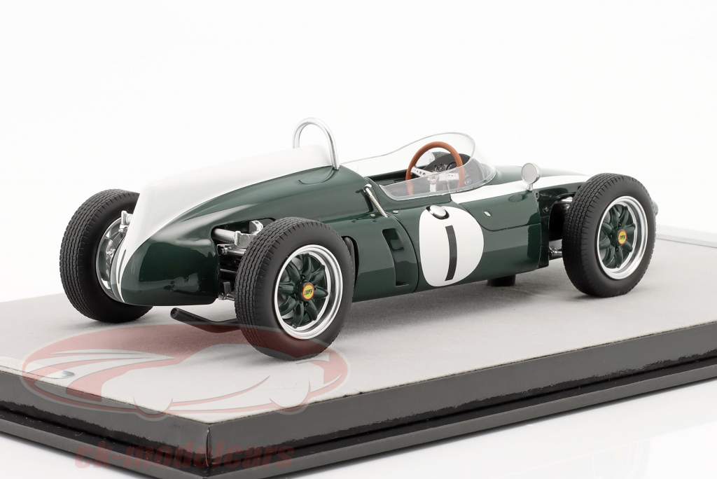 J. Brabham Cooper T53 #1 Brits GP formule 1 Wereldkampioen 1960 1:18 Tecnomodel