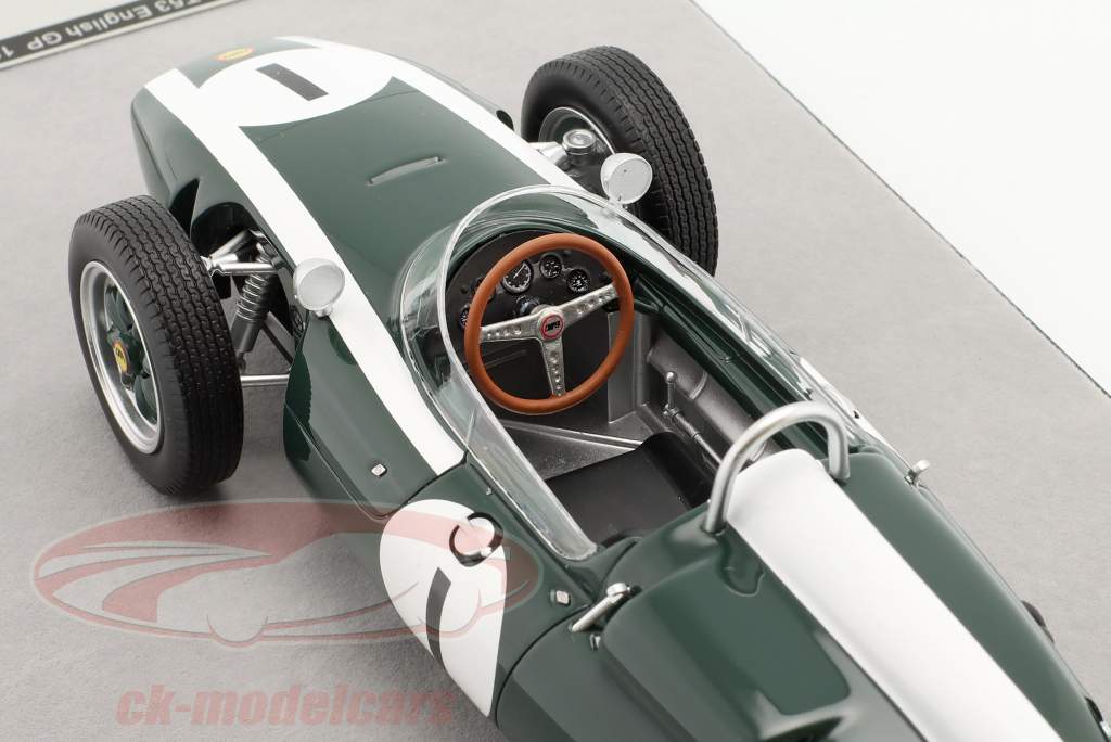 J. Brabham Cooper T53 #1 Brits GP formule 1 Wereldkampioen 1960 1:18 Tecnomodel