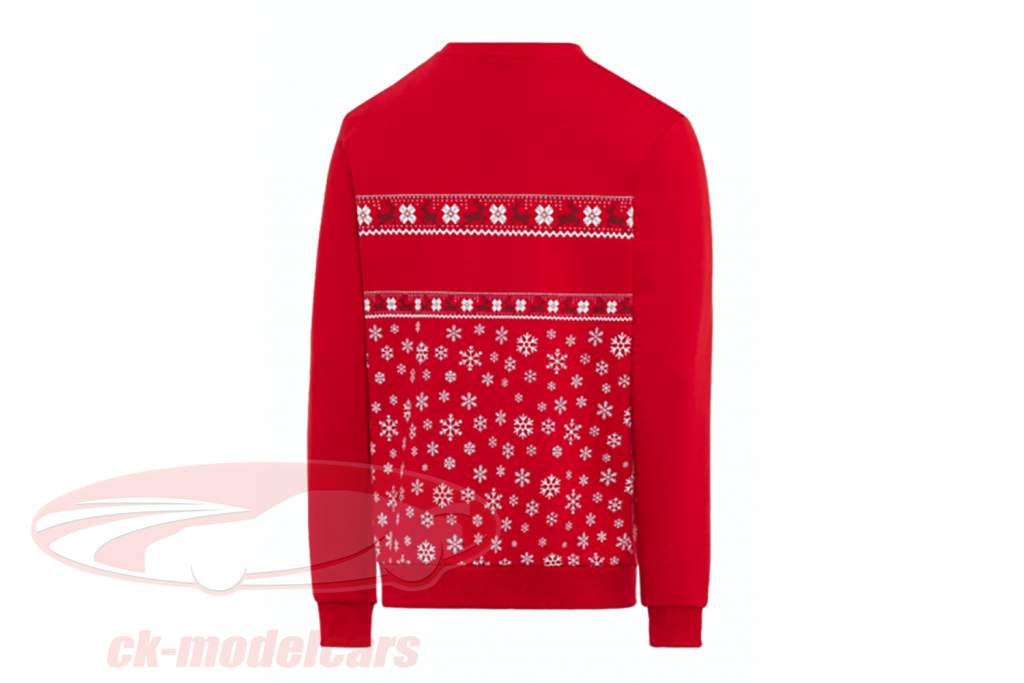 Porsche suéter de natal vermelho