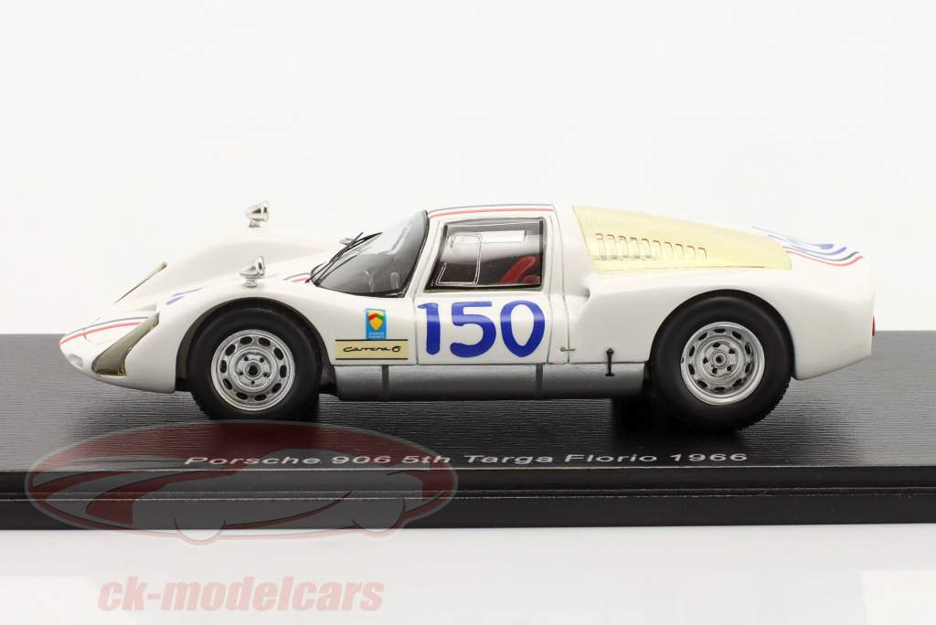 Porsche 906 #150 5to Targa Florio 1966 Bourillot, Maglioli 1:43 Spark