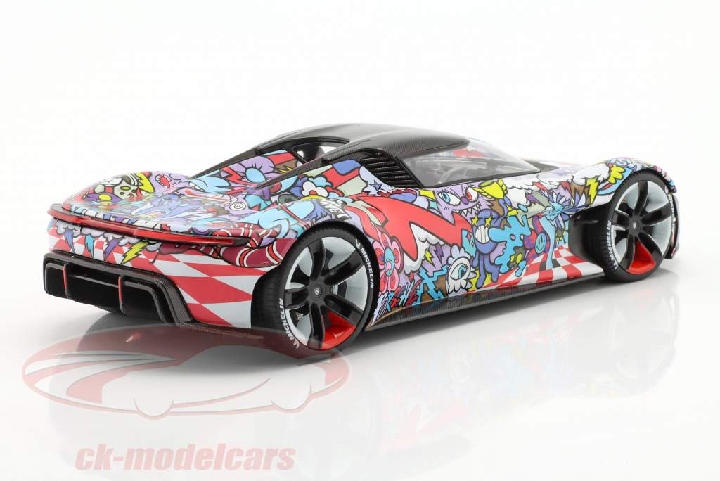 Porsche Vision Gran Turismo af VEXX 2022 multicolor 1:18 Spark