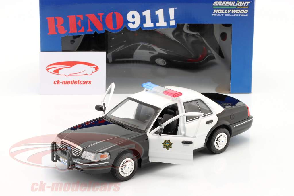 Ford Crown Victoria "Reno 911 !" police year 1998 1:24 Greenlight