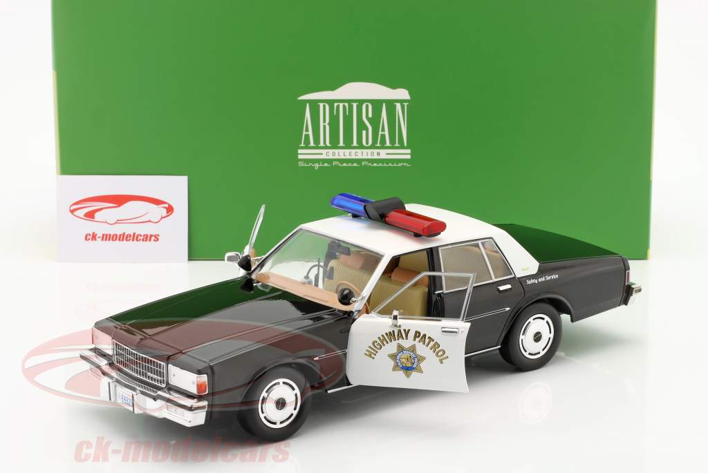 Chevrolet Caprice дорожная полиция Калифорния Год постройки 1989 1:18 Greenlight