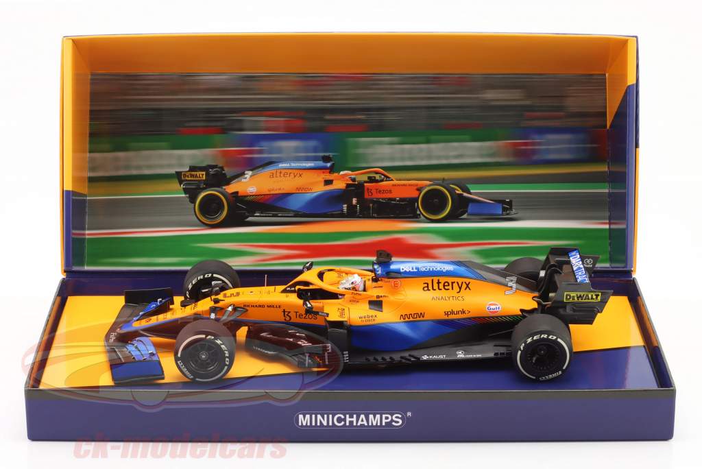 Premium Collectibles 1:24 Lando Norris McLaren MCL35M #4 3ème Monaco GP