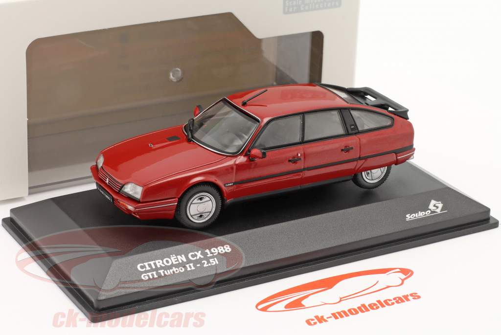 Citroen CX GTi Turbo 2.5 Año de construcción 1988 rojo 1:43 Solido