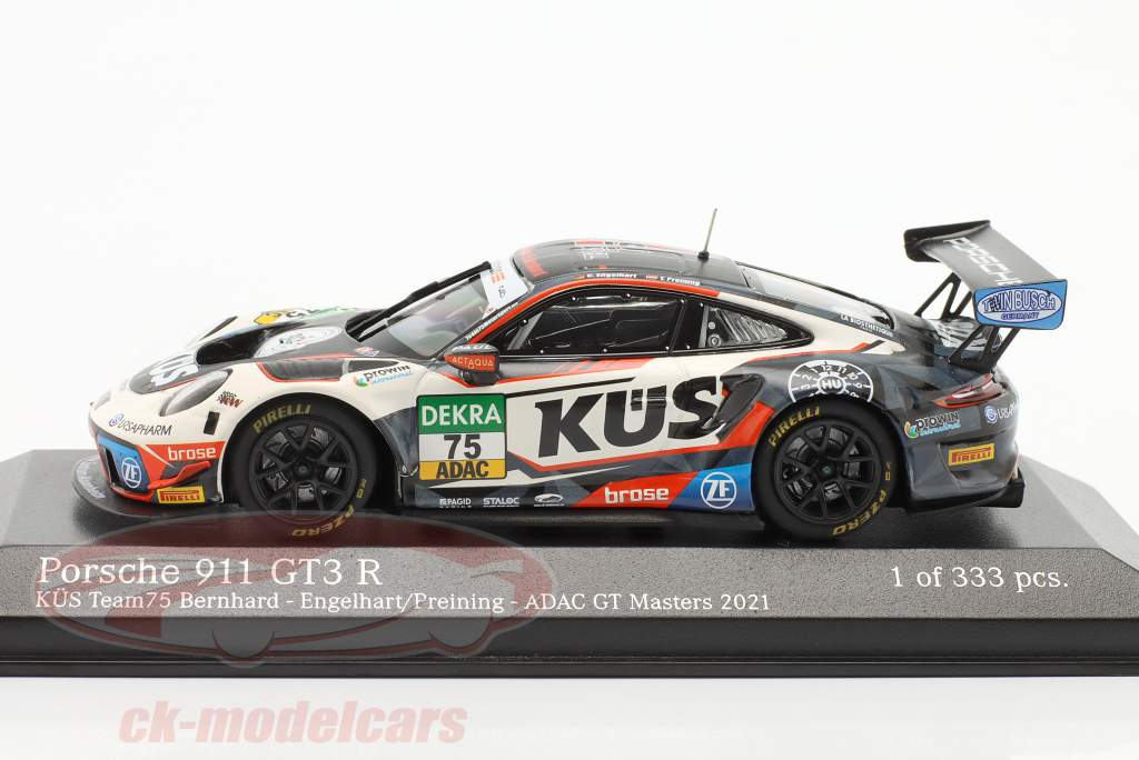 Porsche 911 GT3 R #75 ADAC GT Masters 2021 KÜS Team75 Bernhard 1:43 MInichamps