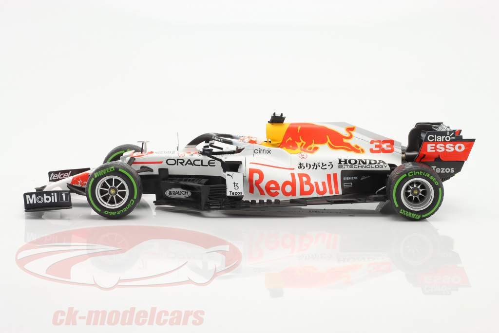 M. Verstappen Red Bull Racing RB16B #33 Turco GP formula 1 Campione del mondo 2021 1:18 Minichamps