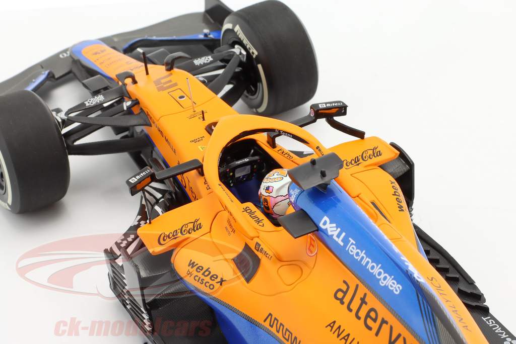 D. Ricciardo McLaren MCL35M #3 ganador italiano GP fórmula 1 2021 1:18 Minichamps