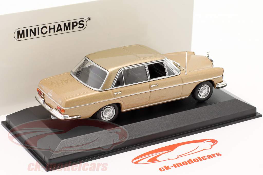Mercedes-Benz 300 SEL 6.3 (W109) Anno di costruzione 1968 oro metallico 1:43 Minichamps