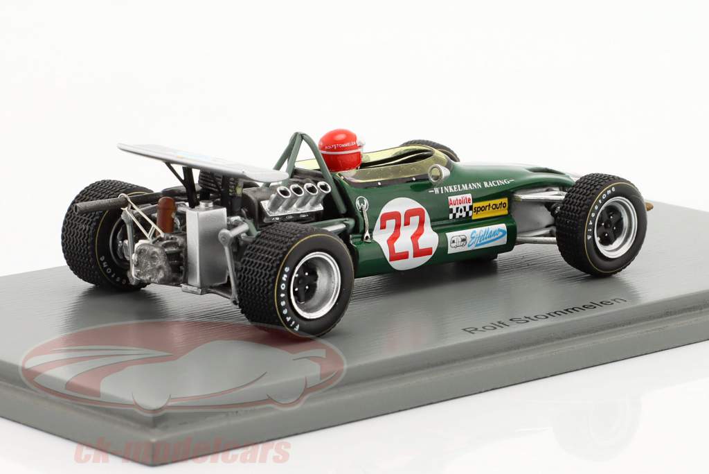Rolf Stommelen Lotus 59 #22 Alemania GP fórmula 1 1969 1:43 Spark