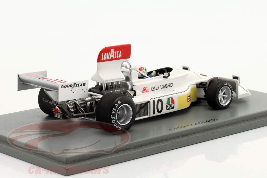Lella Lombardi March 751 #10 6th Spain GP formula 1 1975 1:43 Spark