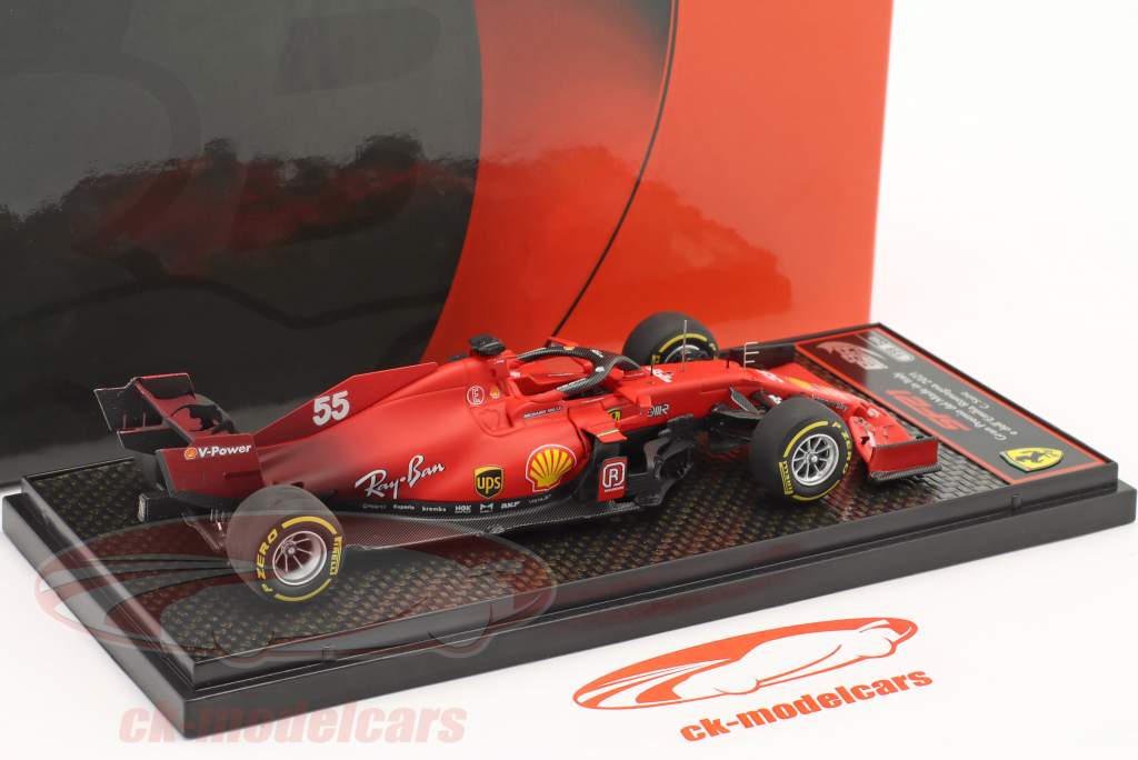 Carlos Sainz Jr. Ferrari SF21 #55 Emilia-Romagna GP formel 1 2021 1:43 BBR