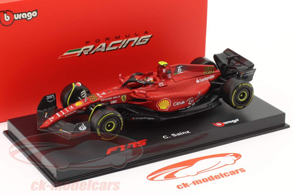 Carlos Sainz Jr. Ferrari F1-75 #55 formel 1 2022 1:43 Bburago
