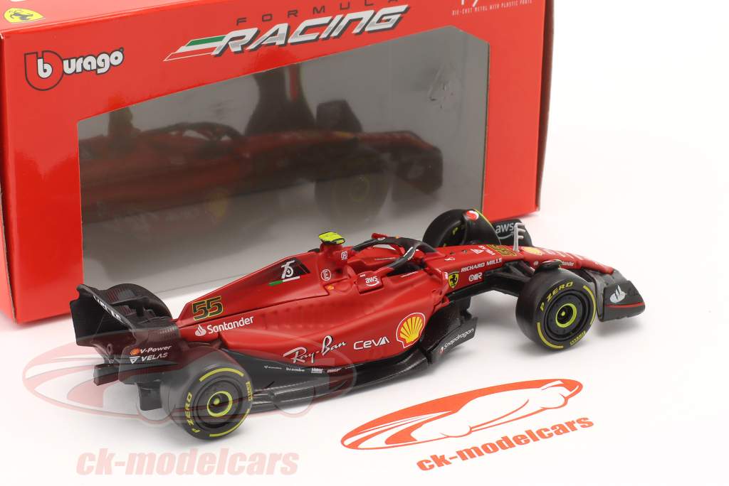 Carlos Sainz Jr. Ferrari F1-75 #55 formula 1 2022 1:43 Bburago