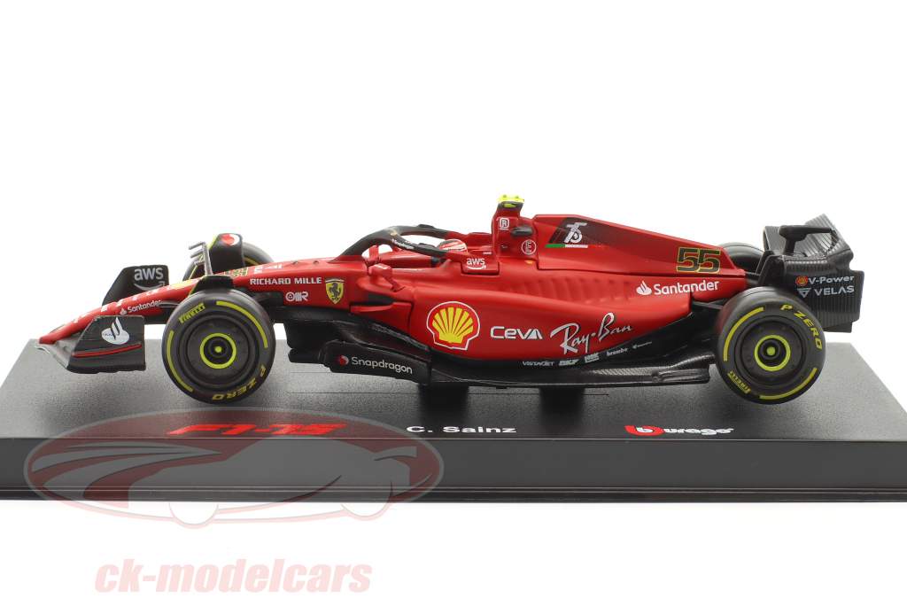 Carlos Sainz Jr. Ferrari F1-75 #55 formel 1 2022 1:43 Bburago