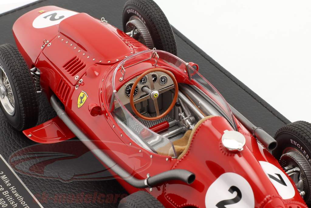 M. Hawthorn Ferrari 246 #2 2do británico GP fórmula 1 Campeón mundial 1958 1:18 GP Replicas