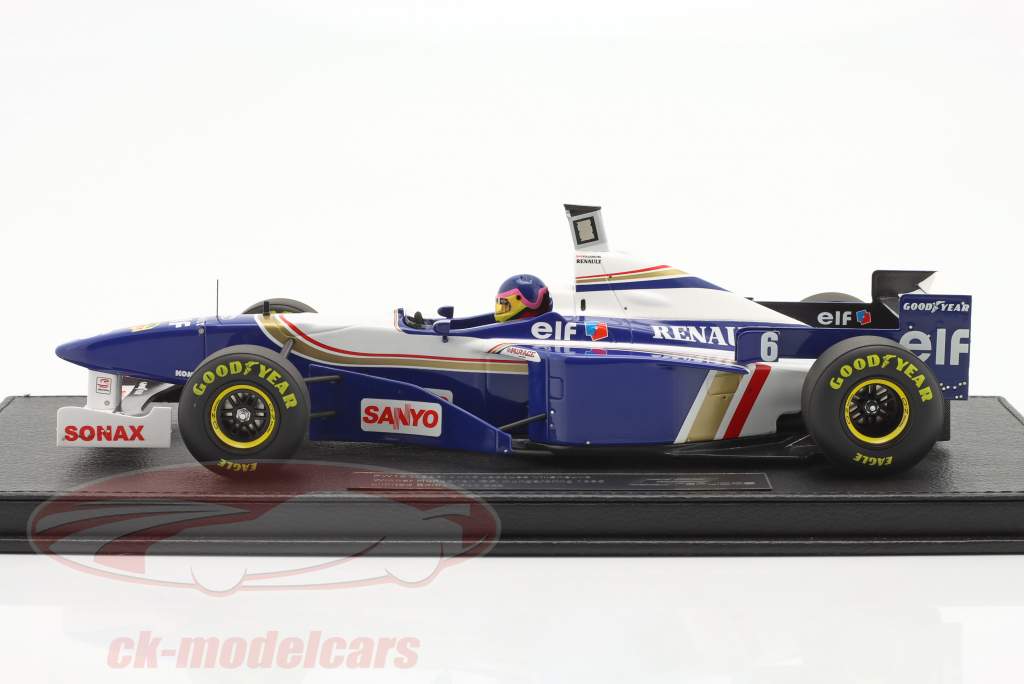 Jacques Villeneuve Williams FW18 #6 vinder Ungarn GP formel 1 1996 1:18 GP Replicas