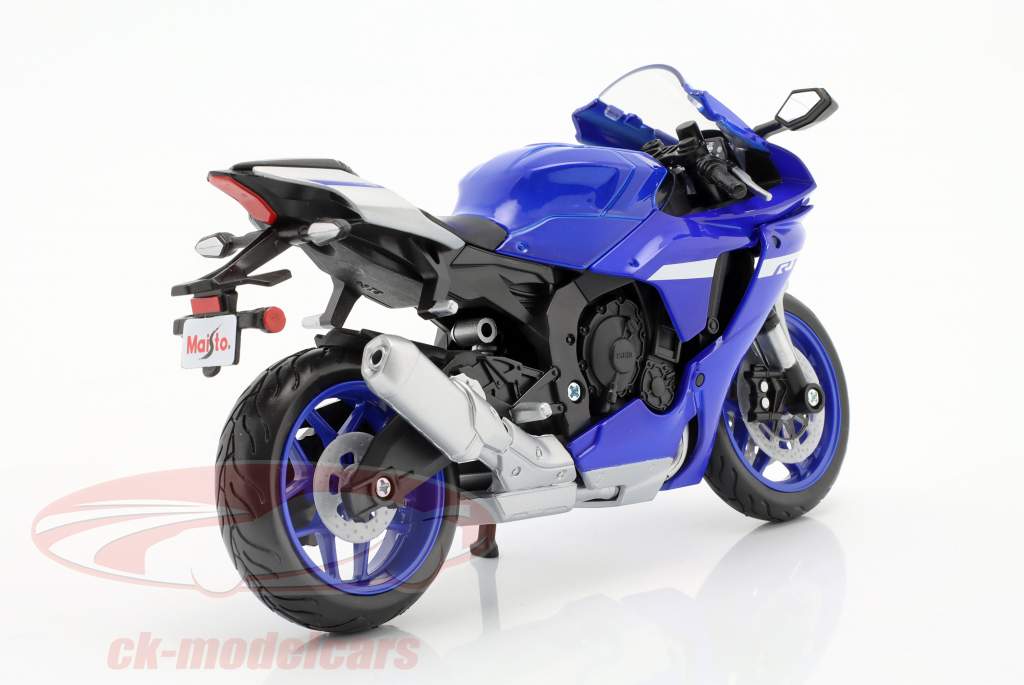 Yamaha YZF-R1 year 2021 blue / black 1:12 Maisto