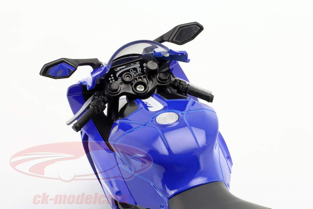 Yamaha YZF-R1 建设年份 2021 蓝色的 / 黑色的 1:12 Maisto