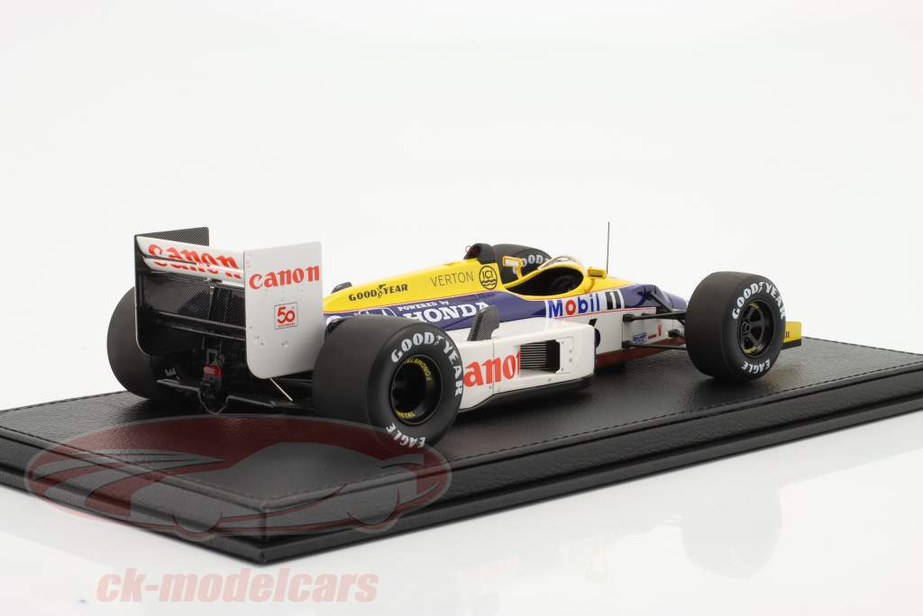 N. Piquet Williams FW11B #6 Alemania GP fórmula 1 Campeón mundial  1987 1:18 GP Replicas