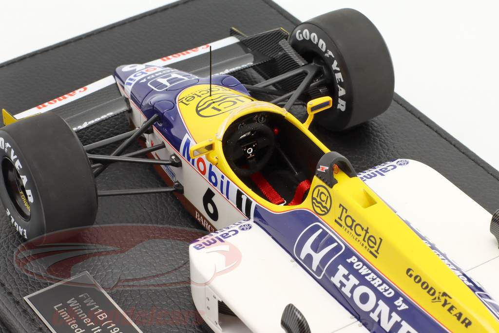 N. Piquet Williams FW11B #6 fórmula 1 Campeón mundial GP Italia 1987 1:18 GP Replicas