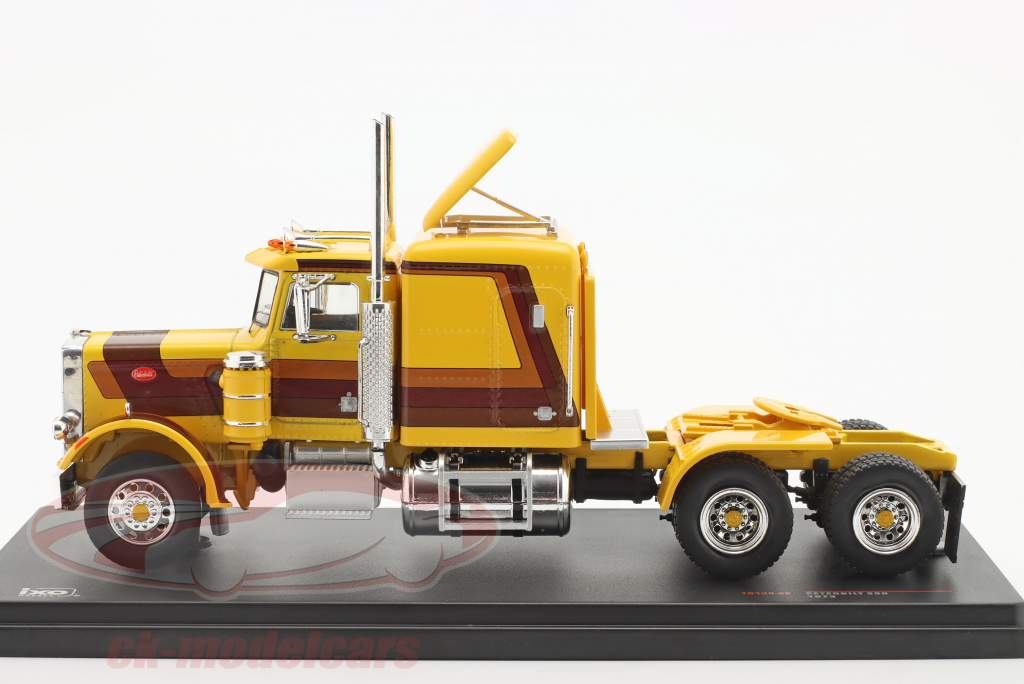 Peterbilt 359 camiones Año de construcción 1973 amarillo / marrón 1:43 Ixo