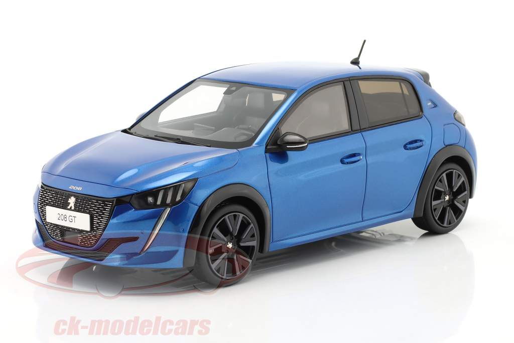 Peugeot 208 GT Byggeår 2020 vertigo blå 1:18 OttOmobile