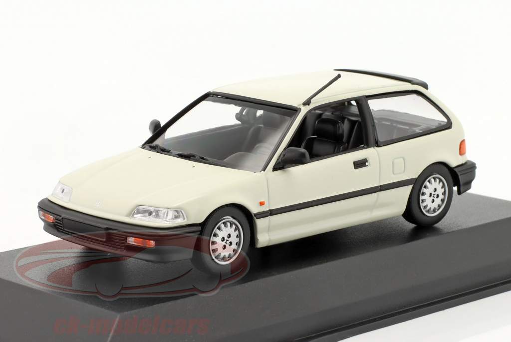 Honda Civic 建设年份 1990 白色的 1:43 Minichamps