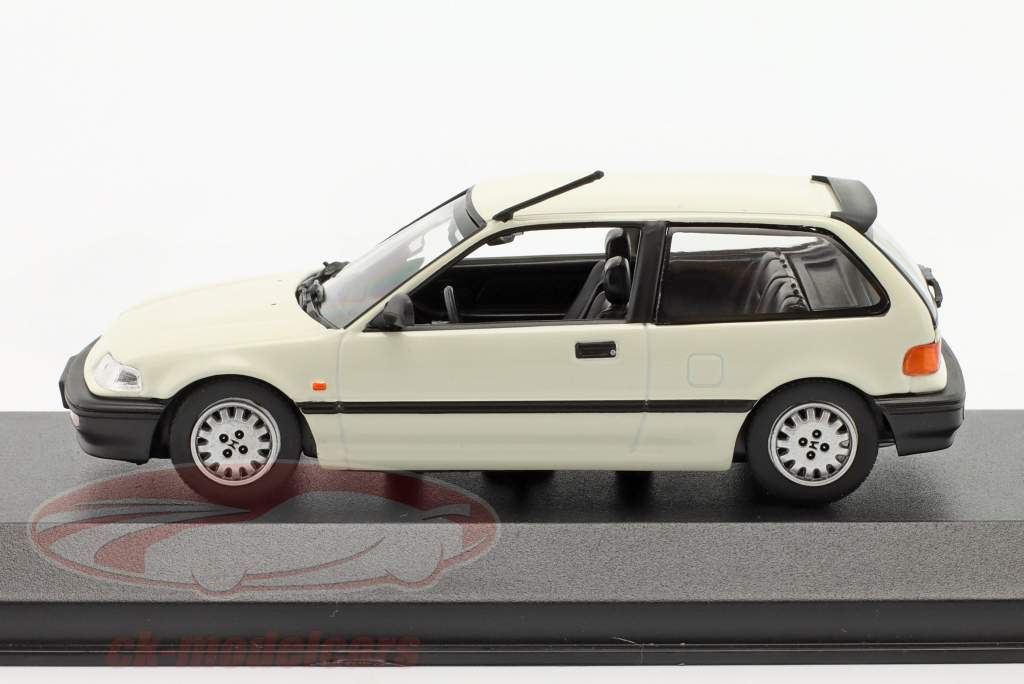 Honda Civic 建设年份 1990 白色的 1:43 Minichamps