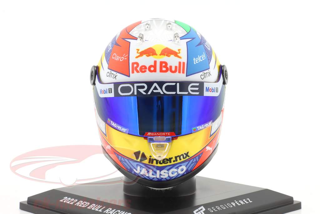 Sergio Perez Red Bull Racing #11 formel 1 2022 hjelm 1:4 Schuberth