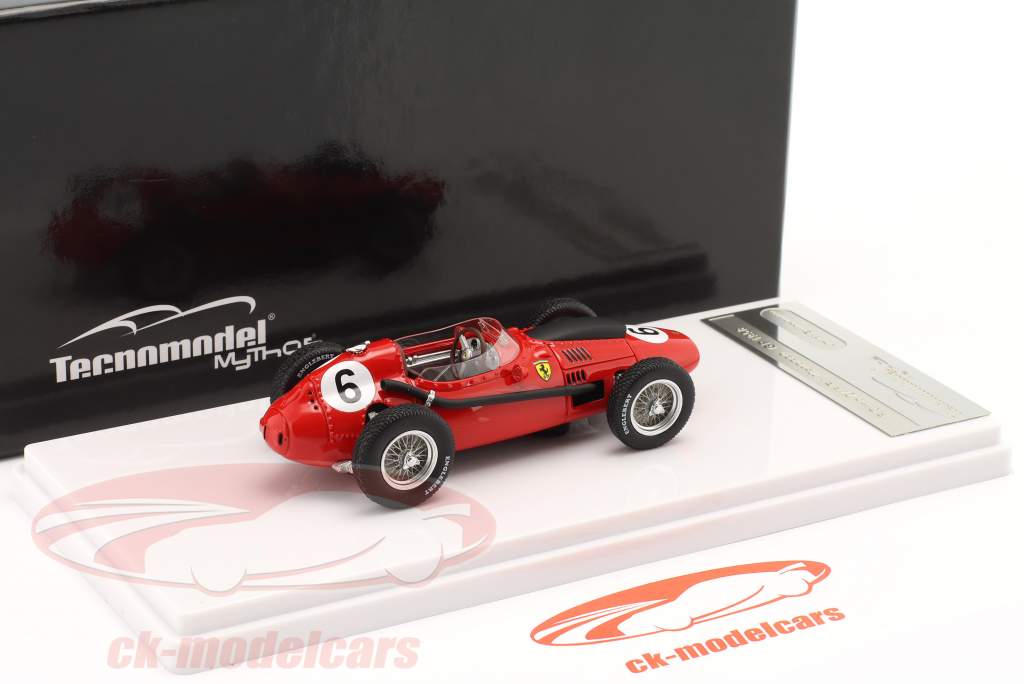 M. Hawthorn Ferrari 246 #6 2 Marokko GP formel 1 Verdensmester 1958 1:43 Tecnomodel