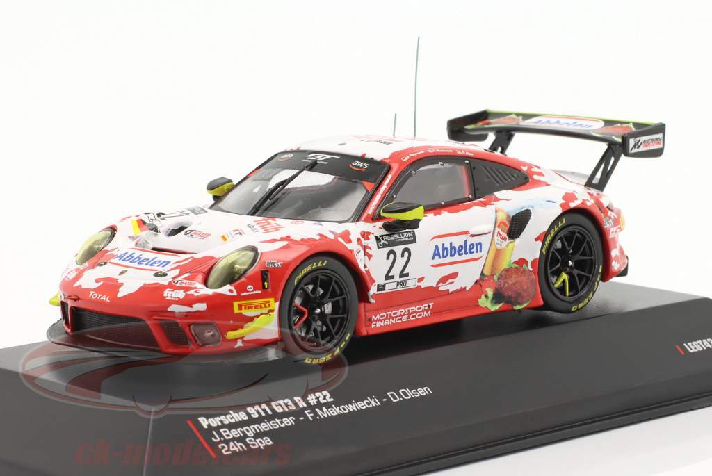 Porsche 911 GT3 R #22 24h Spa 2020 Frikadelli Racing Team 1:43 Ixo
