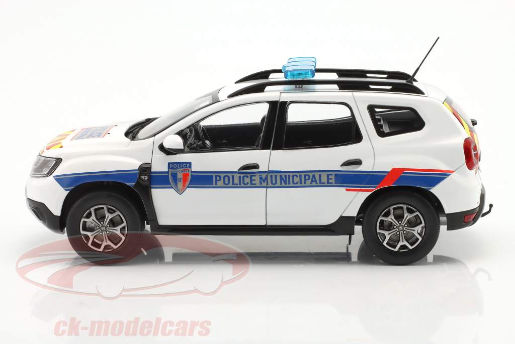 Dacia Duster Ph.2 Police Municipale 2021 weiß / blau 1:18 Solido