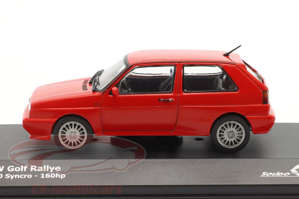 Volkswagen VW Golf reunión G60 Syncro tornado rojo 1:43 Solido
