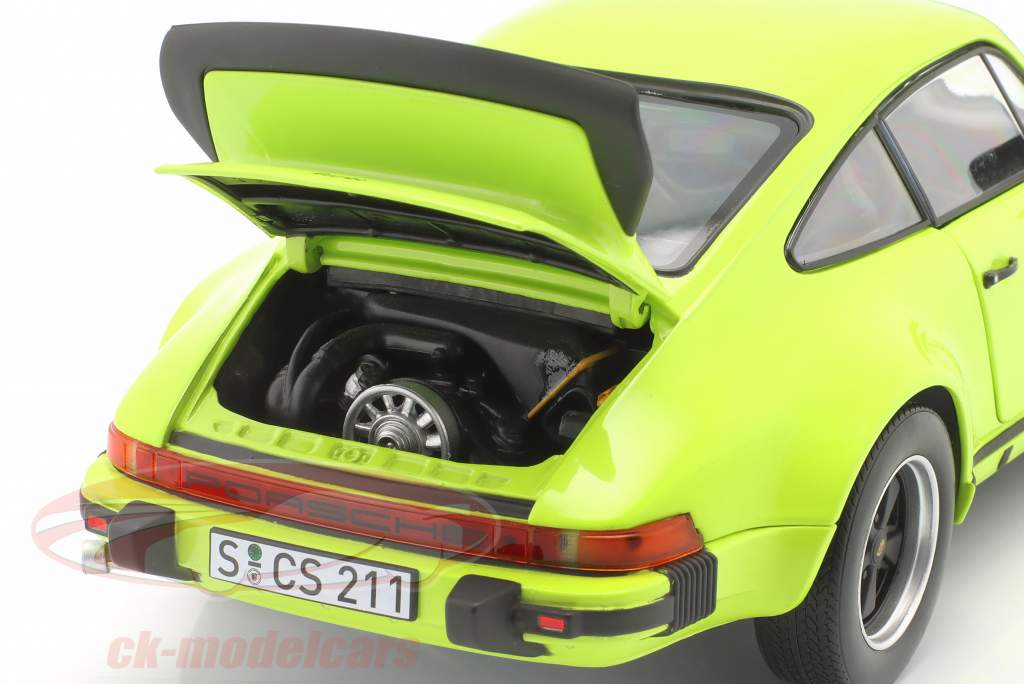Porsche 911 Turbo 3.0 Construction year 1976 light green 1:18 Norev