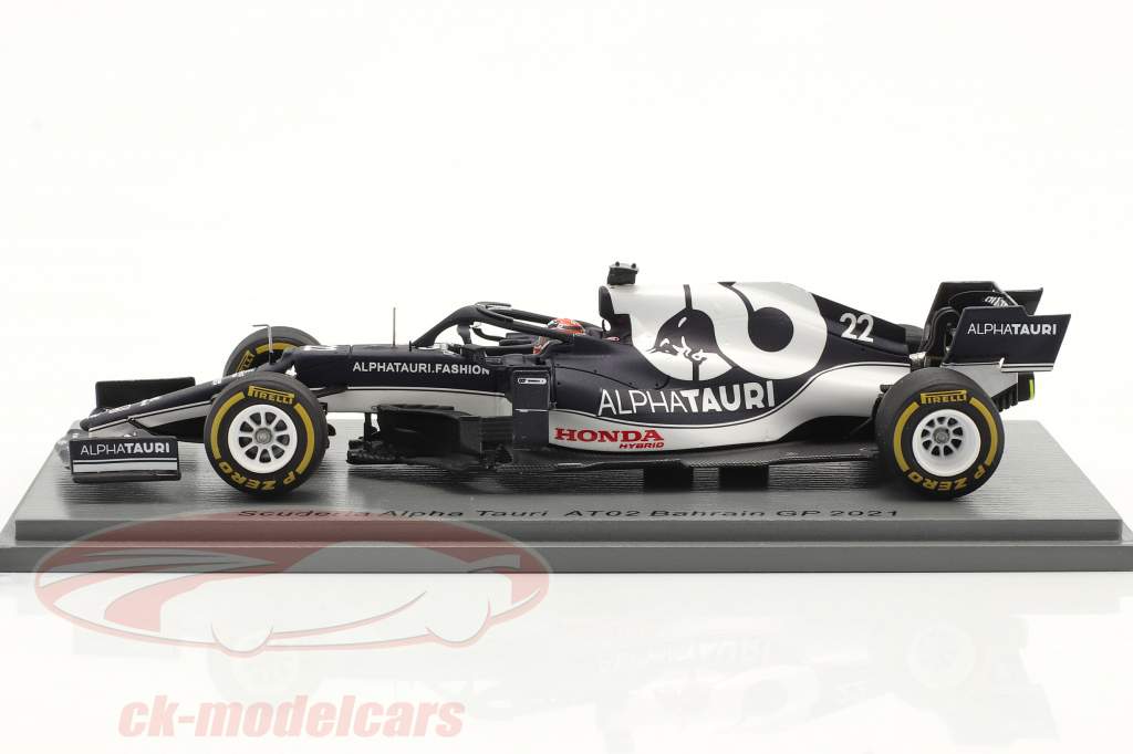 Yuki Tsunoda Alpha Tauri AT02 #22 Bahrein GP formula 1 2021 1:43 Spark