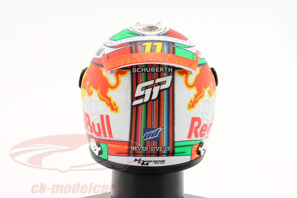 Sergio Perez #11 3º mexicano GP Fórmula 1 2021 capacete 1:4 Schuberth