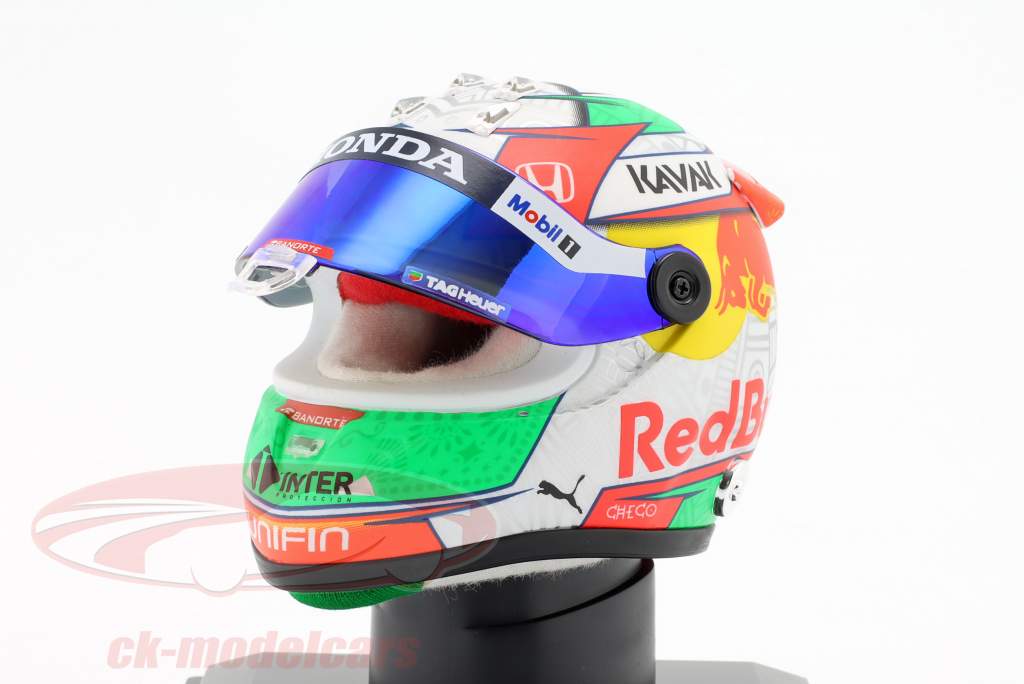 Sergio Perez #11 3ème mexicain GP formule 1 2021 casque 1:4 Schuberth