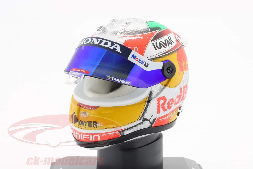 Sergio Perez #11 6th Austria GP formula 1 2021 helmet 1:4 Schuberth