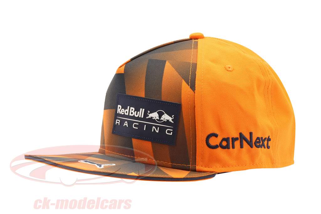 Red Bull Racing Max Verstappen Flat Cap laranja / Preto