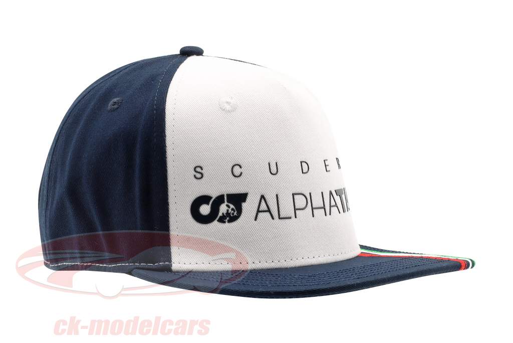 Scuderia Alpha Tauri 意大利语 GP Flat Cap 蓝色的 / 白色的