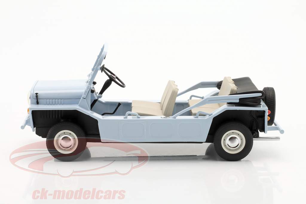 Mini Moke RHD Baujahr 1965 hellblau 1:18 Cult Scale