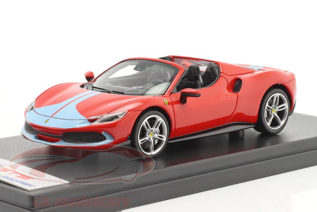 Ferrari 296 GTS year 2022 corsa red / blue 1:43 LookSmart