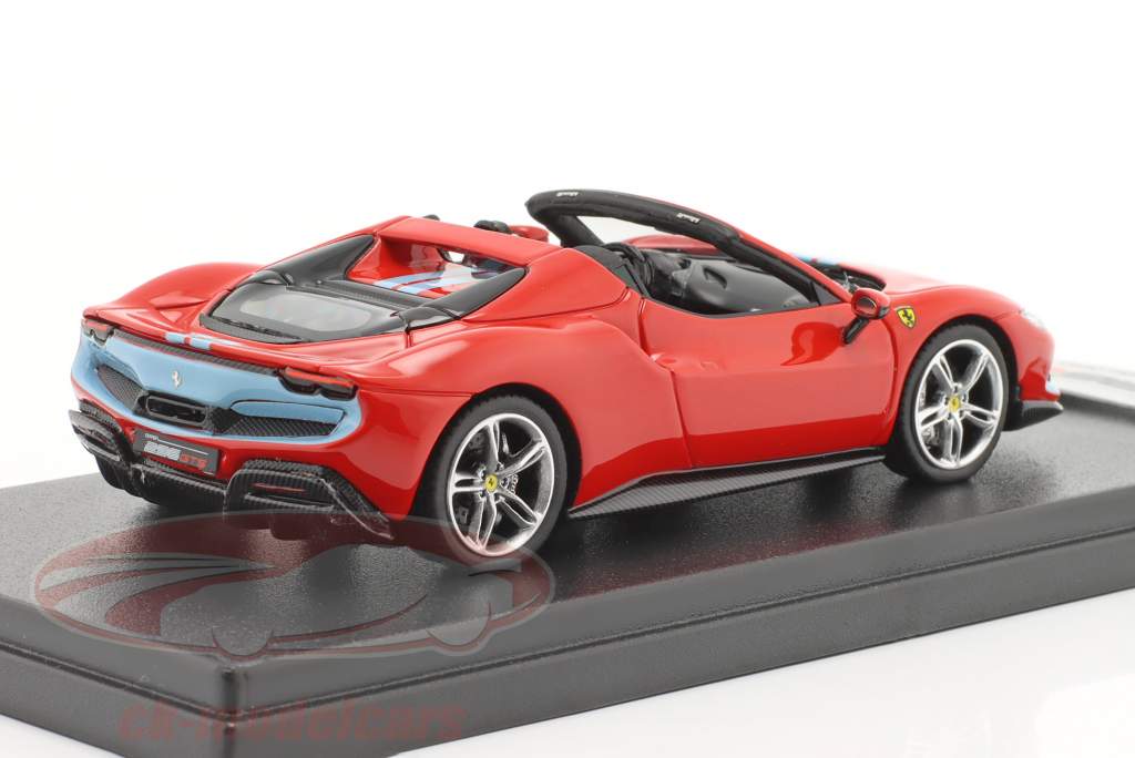 Ferrari 296 GTS 建設年 2022 コルサ 赤 / 青い 1:43 LookSmart