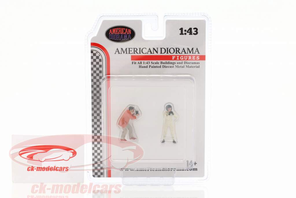 Race Day персонажи Set #2 1:43 American Diorama