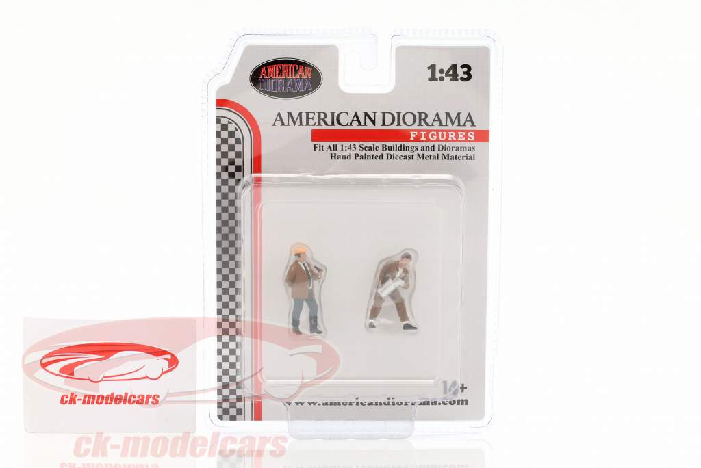 Race Day personaggi Set #4 1:43 American Diorama
