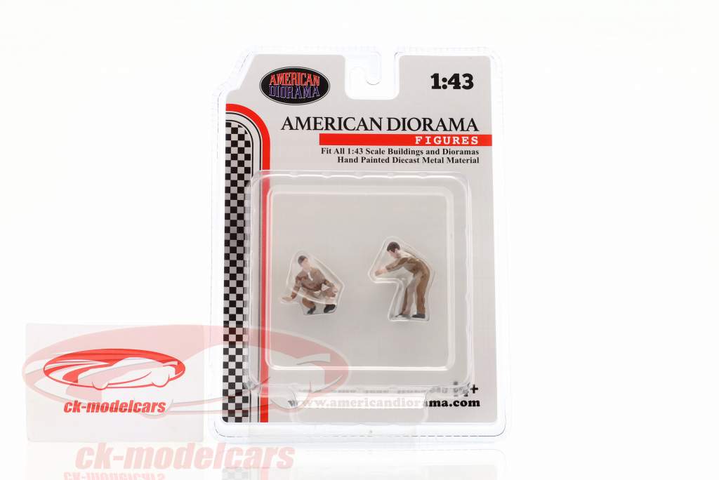 Race Day tegn Set #5 1:43 American Diorama